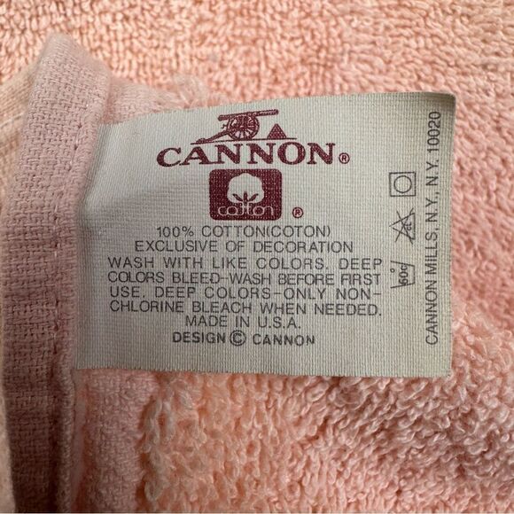 Pine Knolls Golf‎ Towel Pink Golfer Shepards Center Vestal USA Made Cannon 15x27 - Picture 7 of 8